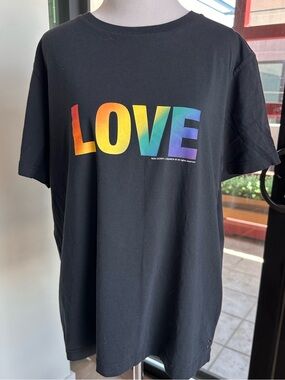 RON DORFF Black Crewneck Tee